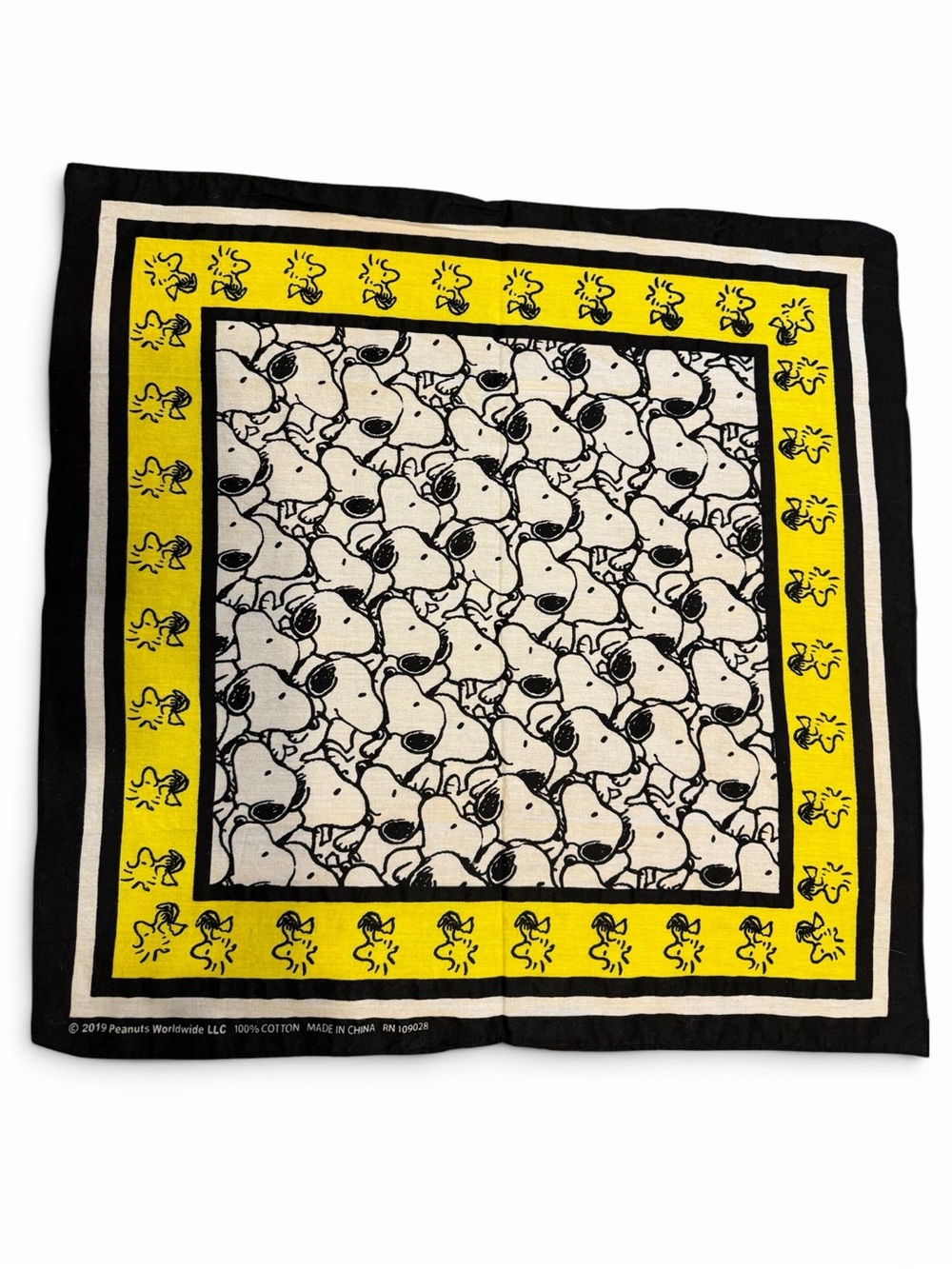 Peanuts Snoopy & Woodstock 2019 Cotton Bandana Scarf 100% cotton. 21x21